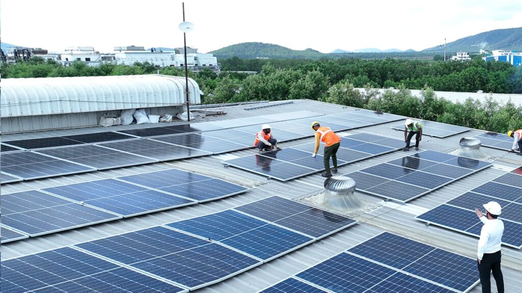 Solar system installation
